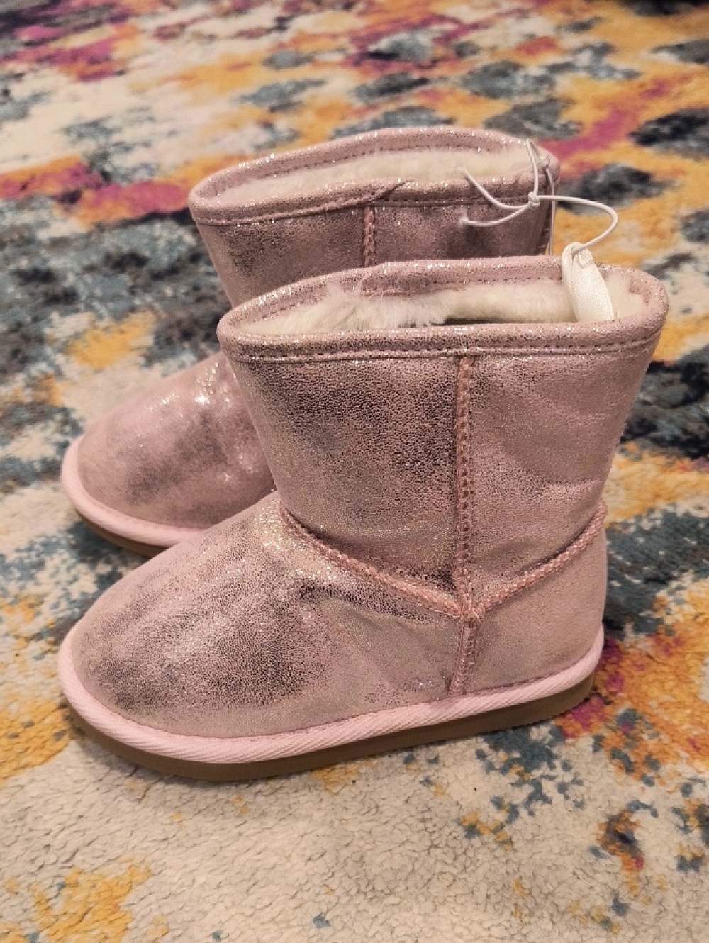 Old Navy Sparkling Light Pink Kids' Boots